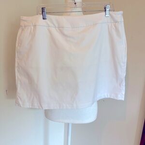 Nike Dri-fit golf skirt white sz 18